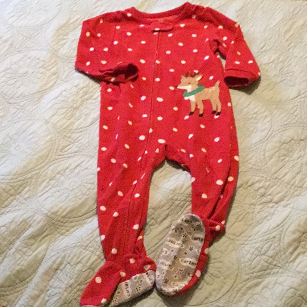 Carters size 2T Christmas pajamas